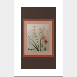 Pinkish Flowers Posters and Art